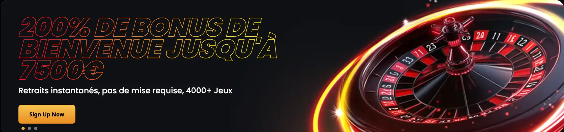 Instant Casino Banner